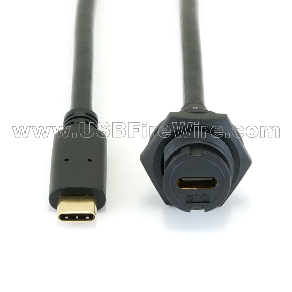 USB Type C Male to Female USB 3.1 Type C Extension Cable Up / Down