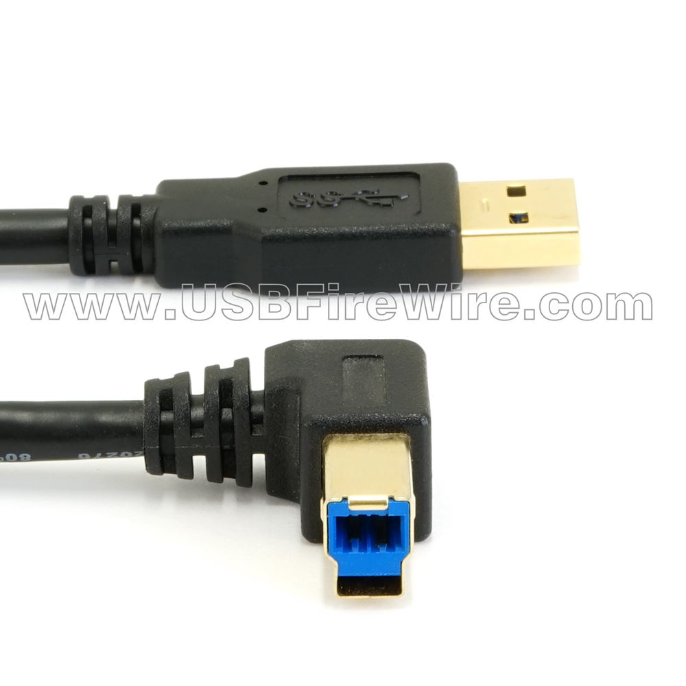 Sober Majestætisk længde USB 3 Right B to A - 877.522.3779 - USBFireWire.com