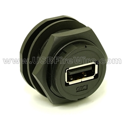 USB Waterproof Coupler - A female / Solder Type