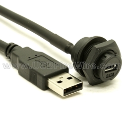 Waterproof USB Micro-B to A Cable
