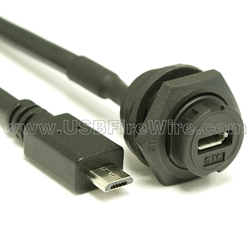 Waterproof USB Micro-B to Micro-B Cable