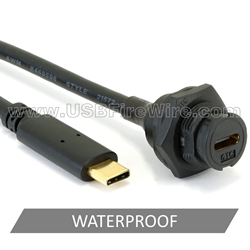 USB 3.1 Waterproof Plastic Extension