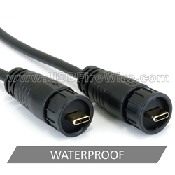 USB 3.1 Waterproof Double Ended C Male