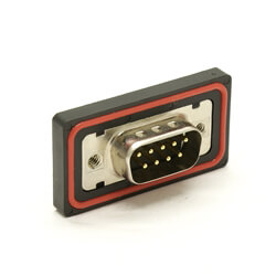 Serial DB9 Waterproof Connector to Solder Cups