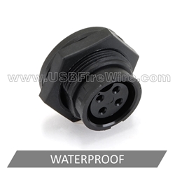USB Waterproof Coupler - A male / Solder Type