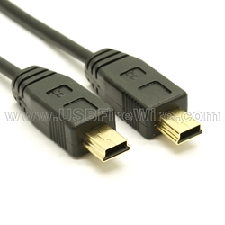 USB 2.0 Mini-B to Mini-B Cable - Ultra-Thin