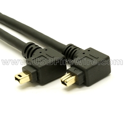 FireWire Double Angled DV Cable