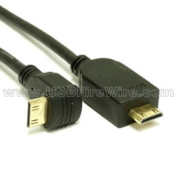 Up Angle Mini HDMI Cable