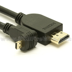 Down Angle Micro HDMI Cable