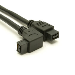 FireWire 800 Short Cable - Up Angle