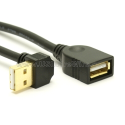 USB 2.0 Extension Cable (Down Angle)