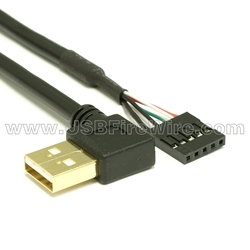 USB 2.0 Cable A Male to Header Connector