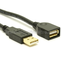Short USB 2.0 Extension Cable (A Female/Male)