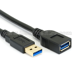 USB 3 male to female extension cable