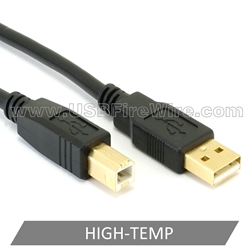 USB 2 A to  B (High-Temp)