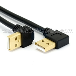 USB 2.0 Cable - Double Angled A to A Cable