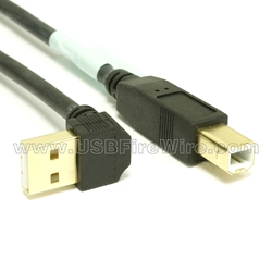 USB 2.0 Down Angle A to B Cable