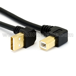 USB 2.0  Angle A to Angle B Cable