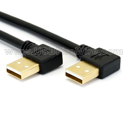 USB 2.0 Device Cable - Double Left Angle