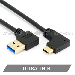 USB 3 Right A to Right/Left C <br> (Ultra-Thin Cable)