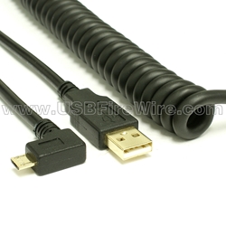 USB Micro B Cable - Right Angle - Helix