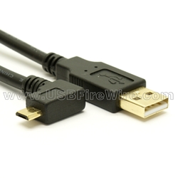 USB 2 A to Right Micro-B (High-Temp)