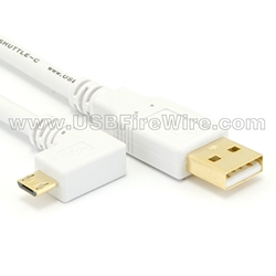 USB Micro B Cable - Right Angle