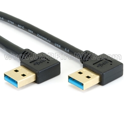 USB 3.0 - Dual Right Angle Cable