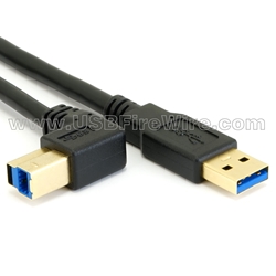 USB 3.0 Cable - A to Down Angle