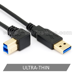 USB 3 Left B to A (Ultra-Thin)
