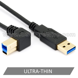 USB 3 Right B to A (Ultra-Thin)