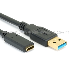 USB 3.1 Cable - Non-Angled