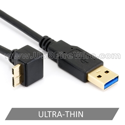 USB 3 Down Micro-B to A<br> (Ultra-Thin)