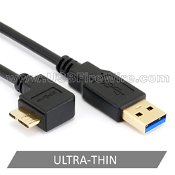 USB 3 Right Micro-B to A<br> (Ultra-Thin)