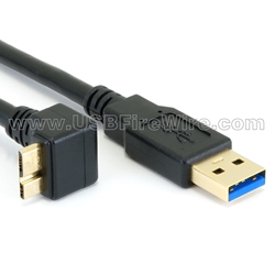 USB 3.0 Cable - Up Angle Micro