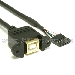 USB 2.0 Cable B Female to Motherboard