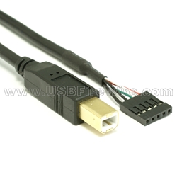 USB 2.0 Cable Straight B to Motherboard