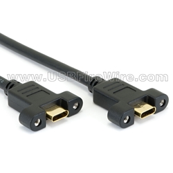 USB 3.1 Cable - C Female Panel Mount