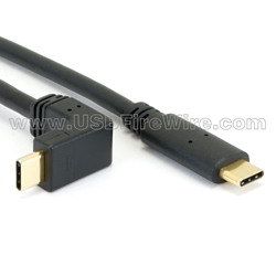 USB 3.1 Cable - Straight to Up/Down