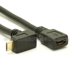 USB Up Angle Micro-B Extension