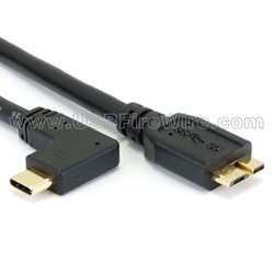 USB 3.1 Cable - Straight Micro-B to C